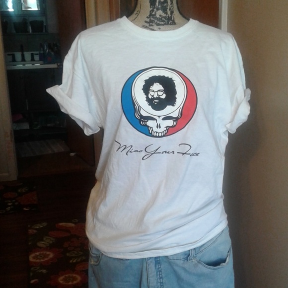 Grateful Dead Tops - Jerry Garcia/grateful dead lot shirt